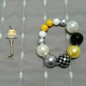 Leg Lamp Charm and Bracelet